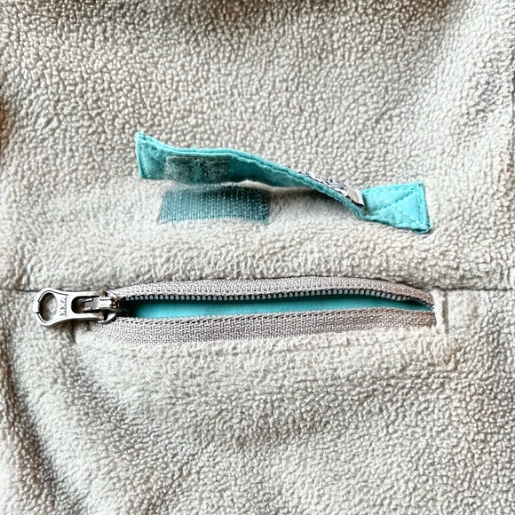 Columbia fleece gray and teal PFG fishing jacket - Picture 2 of 5